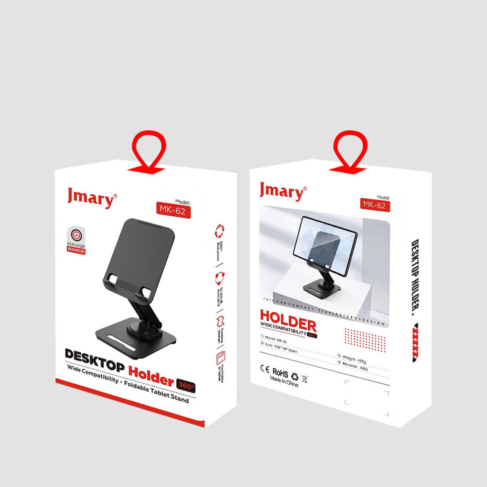 Jmary MK-62 Ayarlanabilir Katlanabilir 360 Derece Dönebilen Telefon ve Tablet Standı Jmary MK-62 Ayarlanabilir Katlanabilir 360 Derece Dönebilen Telefon ve Tablet Standı